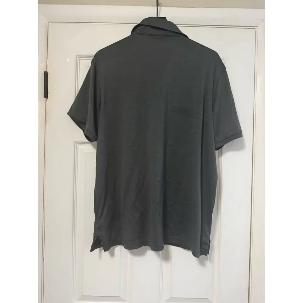 Polo by Ralph Lauren Men's Charcoal Gray Short-Sleeve Polo